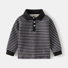 Carregar imagem no visualizador da galeria, Remera mangas largas con rayas
