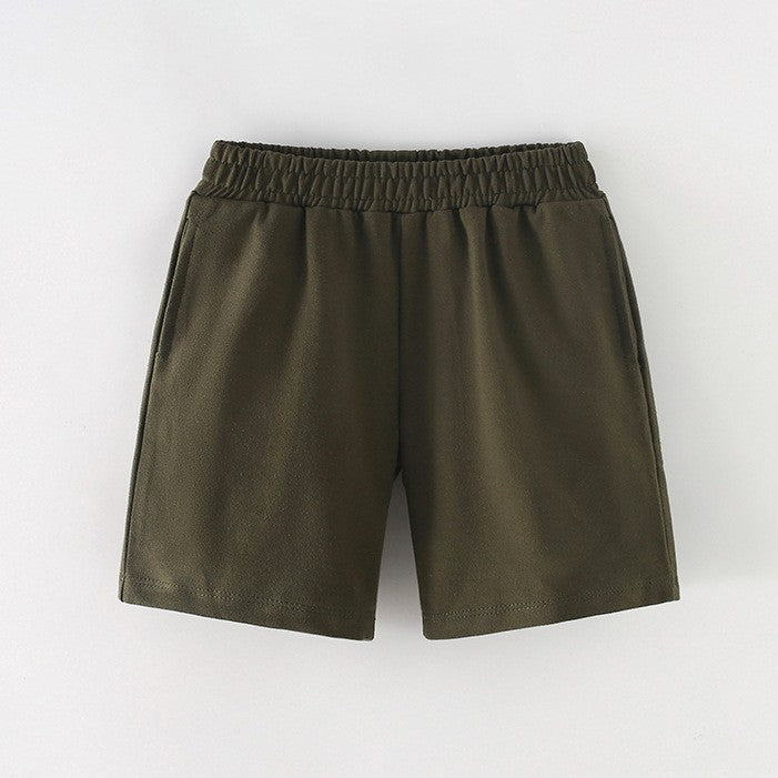 Short liso verde musgo