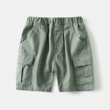 Cargar imagen en el visor de la galería, Short liso tipo bermuda con bolsillos

