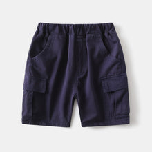 Cargar imagen en el visor de la galería, Short liso tipo bermuda con bolsillos
