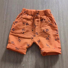 Cargar imagen en el visor de la galería, Short naranja con estampas

