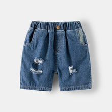 Cargar imagen en el visor de la galería, Short jeans rasgado
