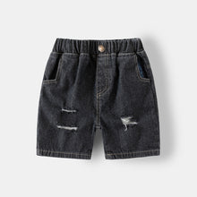 Cargar imagen en el visor de la galería, Short jeans rasgado
