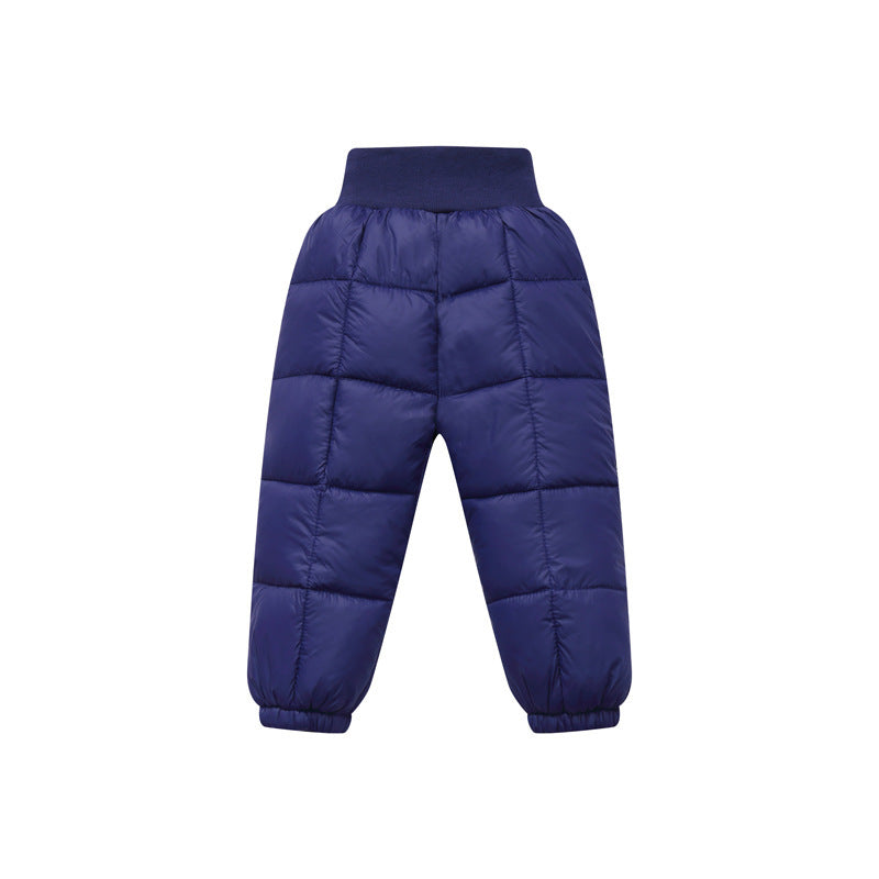 Pantalón azul de pluma