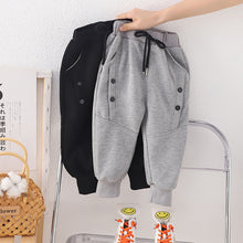Cargar imagen en el visor de la galería, Pantalón tipo moletón con bolsillos
