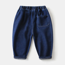Cargar imagen en el visor de la galería, Pantalón jeans azul marino
