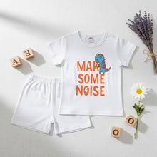 Carregar imagem no visualizador da galeria, Remera de dino y short liso
