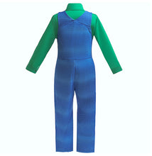 Carregar imagem no visualizador da galeria, Camisa con jardinera azul Estilo Mario Bross
