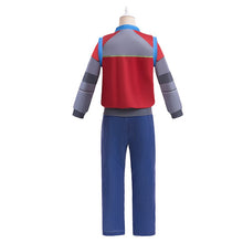 Cargar imagen en el visor de la galería, Campera rojo gris, pantalón azul estilo Ryder Paw patrol
