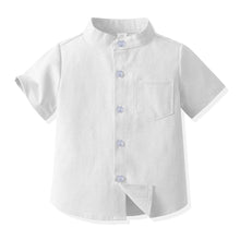 Carregar imagem no visualizador da galeria, Camisa manga corta con cuello mao

