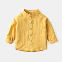 Carregar imagem no visualizador da galeria, Camisa liso con cuello mao
