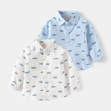 Cargar imagen en el visor de la galería, Camisa con estampas de vehiculos

