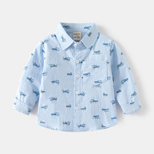 Cargar imagen en el visor de la galería, Camisa con estampas de vehiculos
