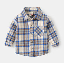 Carregar imagem no visualizador da galeria, Camisa cuadrille con bolsillo
