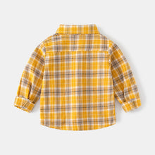 Cargar imagen en el visor de la galería, Camisa mostaza cuadrille
