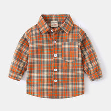 Cargar imagen en el visor de la galería, Camisa con bolsillo a cuadros
