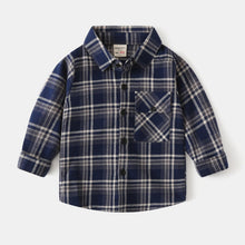 Cargar imagen en el visor de la galería, Camisa cuadrille con bolsillo
