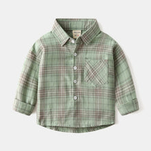 Cargar imagen en el visor de la galería, Camisa cuadrille verde
