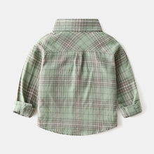 Cargar imagen en el visor de la galería, Camisa cuadrille verde
