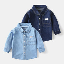 Carregar imagem no visualizador da galeria, Camisa jeans con bolsillo
