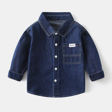 Carregar imagem no visualizador da galeria, Camisa jeans con bolsillo

