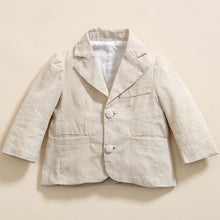Carregar imagem no visualizador da galeria, Camisa blanca con tirantes, blazer y pantalón crema
