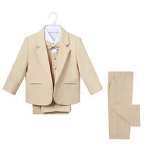 Carregar imagem no visualizador da galeria, Camisa blanca con moño, chaleco, blazer y pantalón
