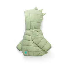 Cargar imagen en el visor de la galería, Campera de pluma estilo dino con capucha
