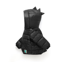 Cargar imagen en el visor de la galería, Campera de pluma estilo dino con capucha
