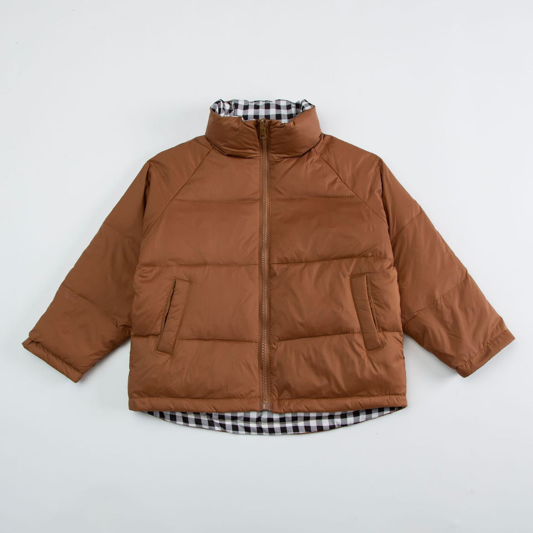 Campera de pluma doble faz