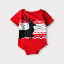 Cargar imagen en el visor de la galería, Body rojo navideño con reno

