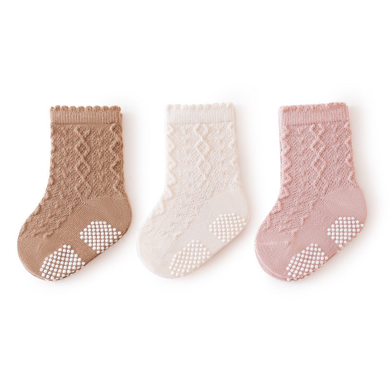 Pack de 3 medias antideslizantes con relieves