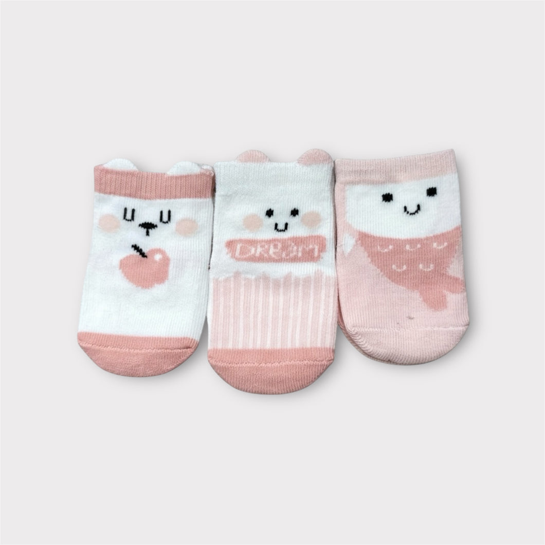 Pack de 3 medias antideslizantes con diseños