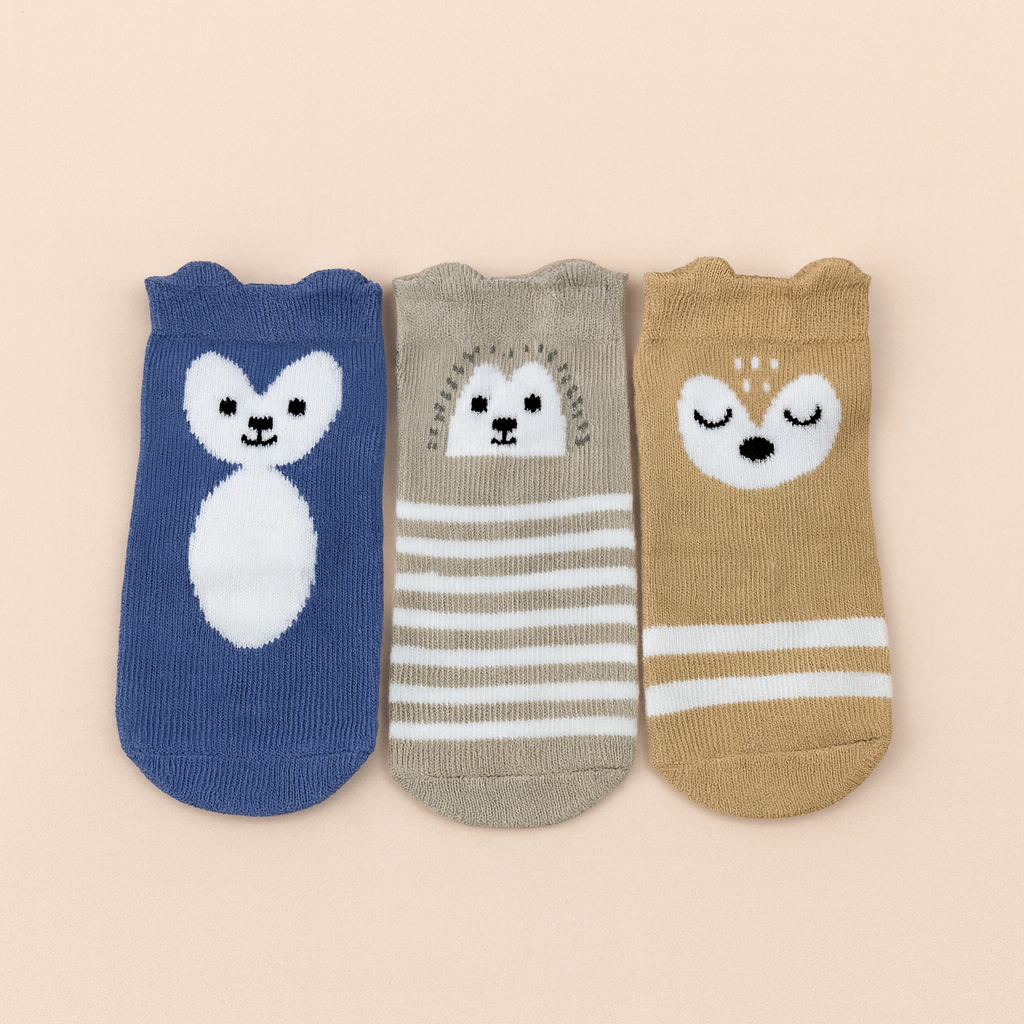 Pack de 3 medias con diseños de animales