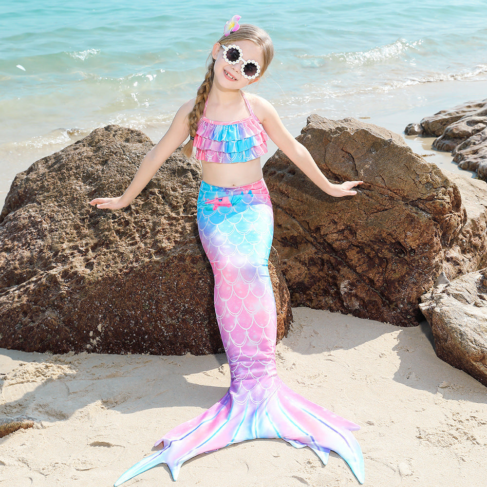 Traje de baño estilo Sirena con escamas