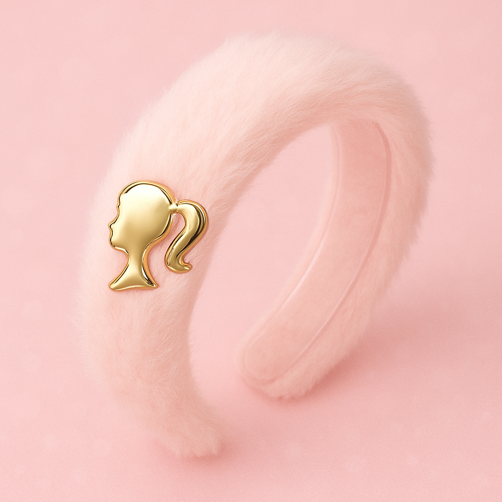 Vincha peludo de Barbie