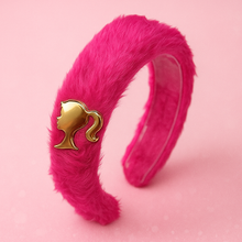 Cargar imagen en el visor de la galería, Vincha peludo de Barbie
