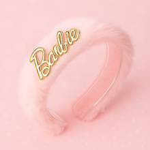 Cargar imagen en el visor de la galería, Vincha peludo de Barbie
