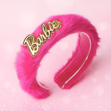 Cargar imagen en el visor de la galería, Vincha peludo de Barbie
