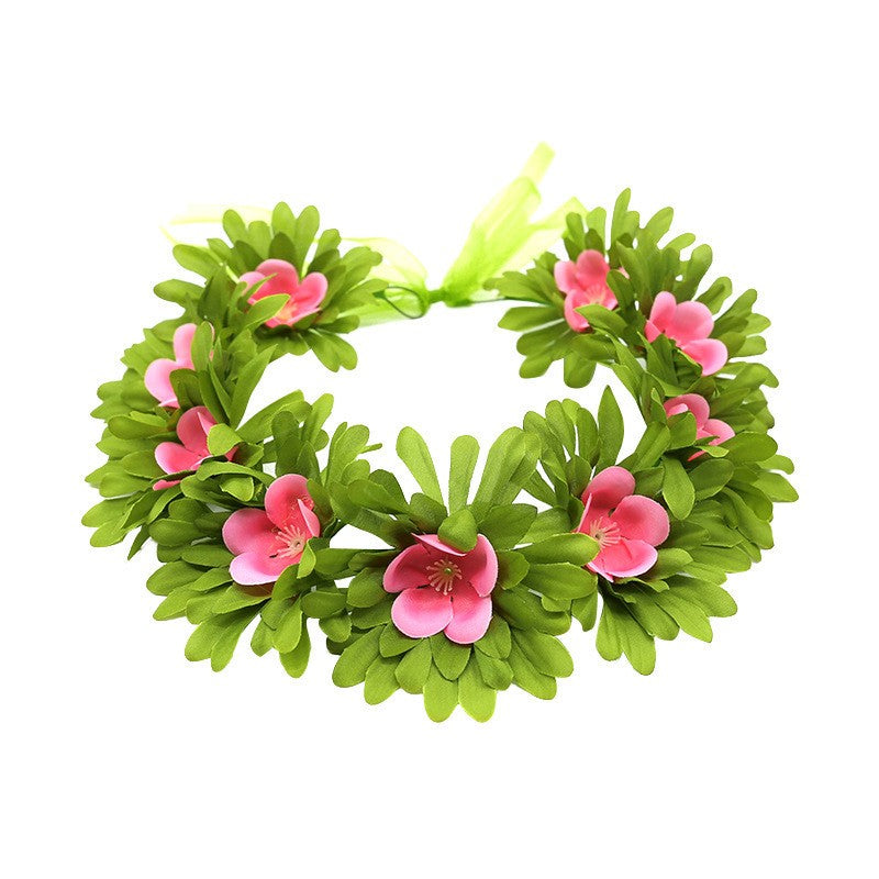 Corona de flores estilo de Moana