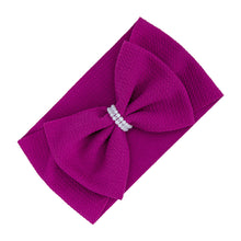 Carregar imagem no visualizador da galeria, Vincha con moño, detalles de perlas
