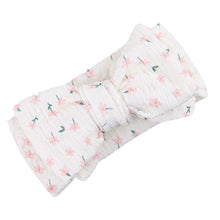 Carregar imagem no visualizador da galeria, Vincha con moño estampado de flores
