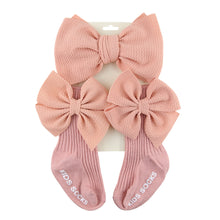 Carregar imagem no visualizador da galeria, Vincha con moño y media antideslizante
