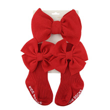 Carregar imagem no visualizador da galeria, Vincha con moño y media antideslizante
