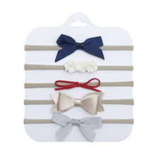 Carregar imagem no visualizador da galeria, Pack de 5 vinchas con moños
