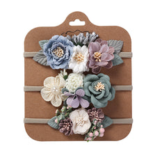 Carregar imagem no visualizador da galeria, Pack con 3 vinchas de flores
