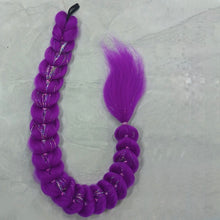 Carregar imagem no visualizador da galeria, Extensión de trenzas lila estilo Rumi de las guerreras Kpop / Huntrix (85cm)
