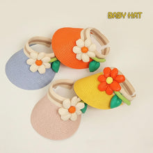 Cargar imagen en el visor de la galería, Visera de playa con detalle de flor
