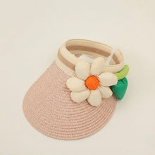 Cargar imagen en el visor de la galería, Visera de playa con detalle de flor
