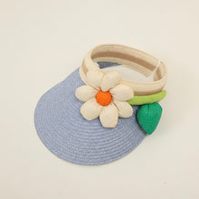 Cargar imagen en el visor de la galería, Visera de playa con detalle de flor
